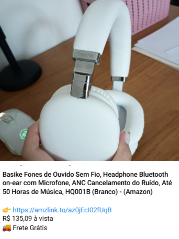 Fone de Ouvido Basike